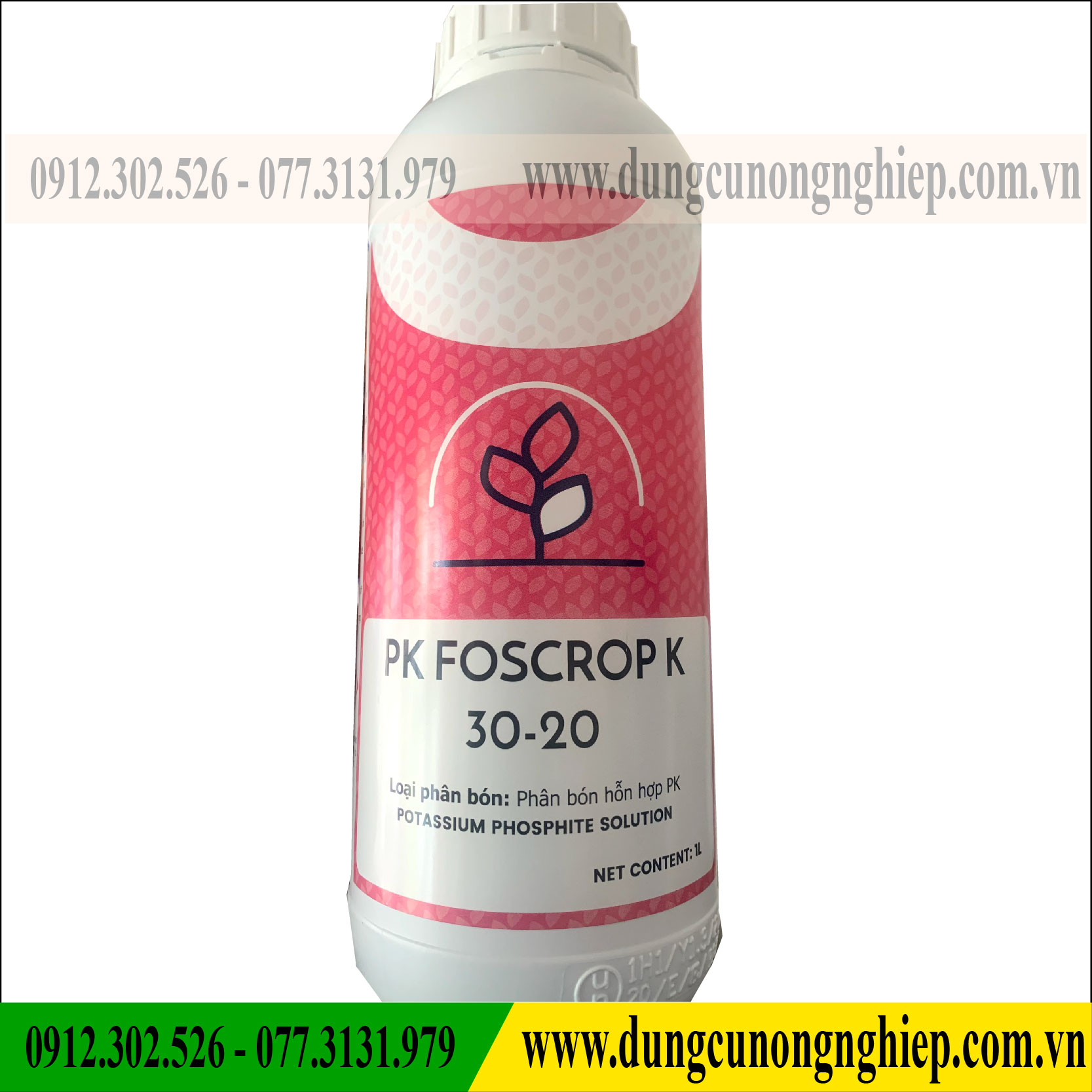 Phân bón cao cấp Tây Ban Nha PK Poscrop K 30-20 loại 1 lít