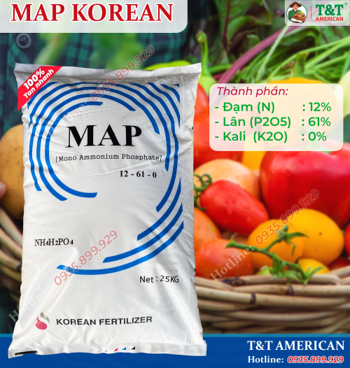 Phân bón MAP Hàn Quốc